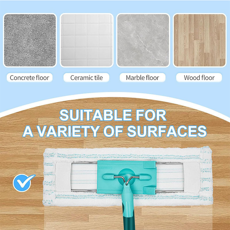 Tinka „Leifheit Profi XL“ mikropluošto šluostei su keičiama plaunama galvute