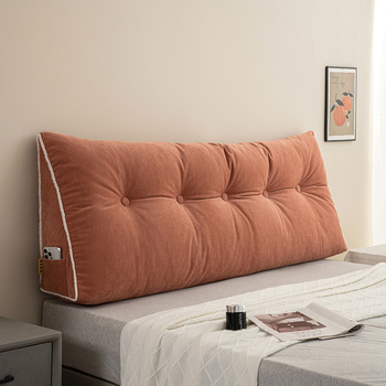 Τριγωνικό μαξιλάρι κομοδίνου μεγάλη πλάτη τατάμι κρεβάτι κρεβατοκάμαρας μαλακή τσάντα αφαιρούμενο και πλενόμενο μαξιλάρι κρεβατιού μακρύ μαξιλάρι