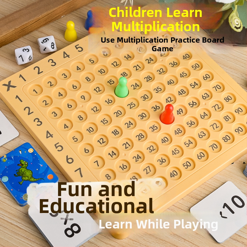 Таблица с формули за умножение девет на девет, математика за начално училище, детски пъзел, 99, умножение, настолна игра за ранно образование, учебни помагала, външна търговия, трансгранични играчки