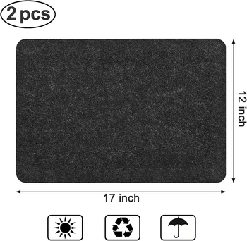 Õhufritüüri vildist matt, köögi tööpinna kuumakindel matt, tööpinna silikoonist libisemiskindel kaitsematt, kohvimasina matt