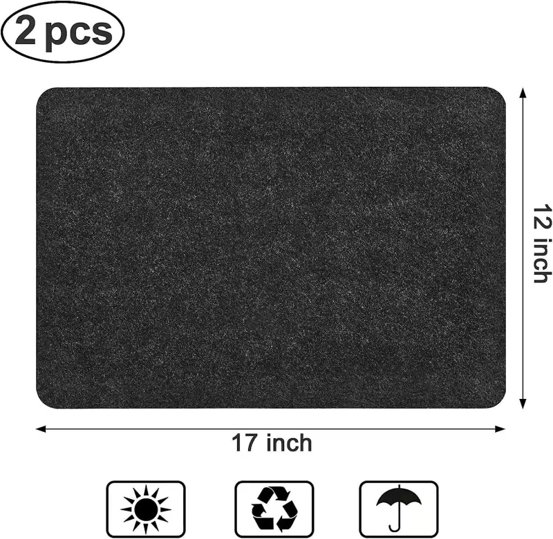 Oro keptuvės veltinio kilimėlis, virtuvės stalviršio karščiui atsparus kilimėlis, stalviršio silikoninis neslystantis apsauginis kilimėlis, kavos aparato kilimėlis