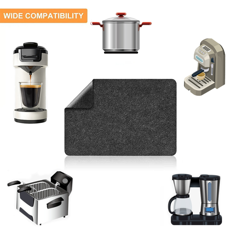 Oro keptuvės veltinio kilimėlis, virtuvės stalviršio karščiui atsparus kilimėlis, stalviršio silikoninis neslystantis apsauginis kilimėlis, kavos aparato kilimėlis