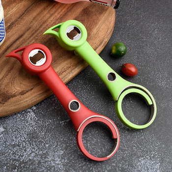 Didmeninė prekyba plastikiniais keturių viename butelių atidarytuvais, kūrybingais pasukamais dangteliais, atvirais alaus skardinėmis, buitiniais daugiafunkciniais butelių atidarytuvais