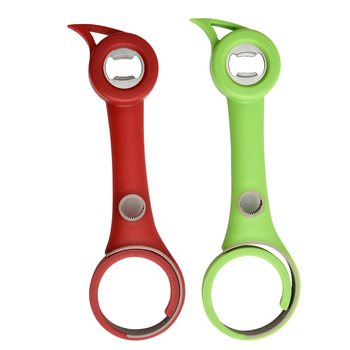 Χονδρικό πλαστικό ανοιχτήρι μπουκαλιών τεσσάρων σε ένα ανοιχτήρι μπουκαλιών δημιουργικό καπάκι περιστροφής ανοιχτό ανοιχτήρι μπουκαλιών μπύρας ανοιχτό ανοιχτήρι μπουκαλιών οικιακής χρήσης πολυλειτουργικό ανοιχτήρι μπουκαλιών