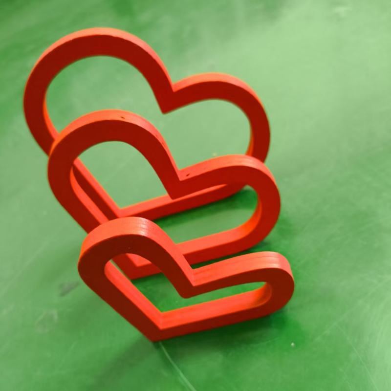 Ornamente decor de dragoste transfrontaliere de Ziua Îndrăgostiților, straturi roșii, în formă de inimă, decorațiuni de birou, modelare, ornamente de nuntă pentru cupluri