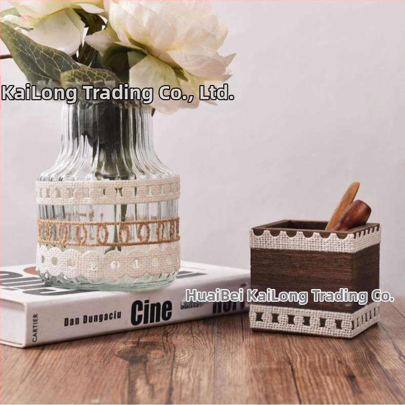 Декоративна ленена чаша от стъклокерамика с лепило, флорални мотиви, „Направи си сам“, самоизрязваща се за самостоятелна употреба