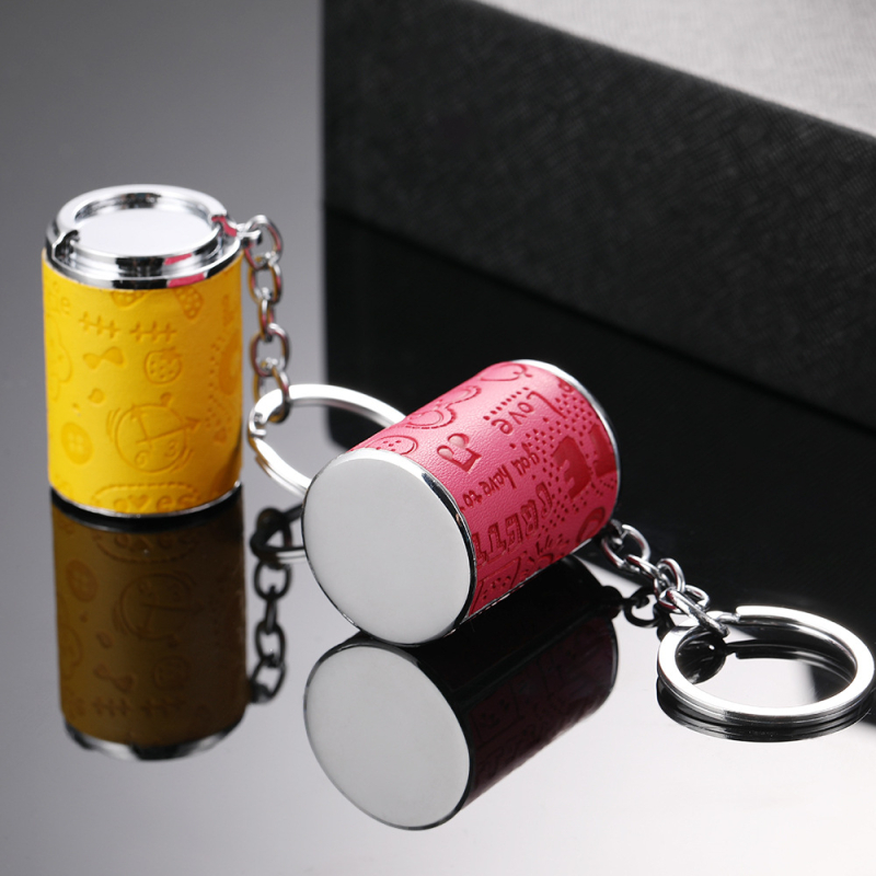 Ключодържател за монети с кутия за монети на едро, модни подаръци, подаръци за откриване, ключодържател за монети с тръба