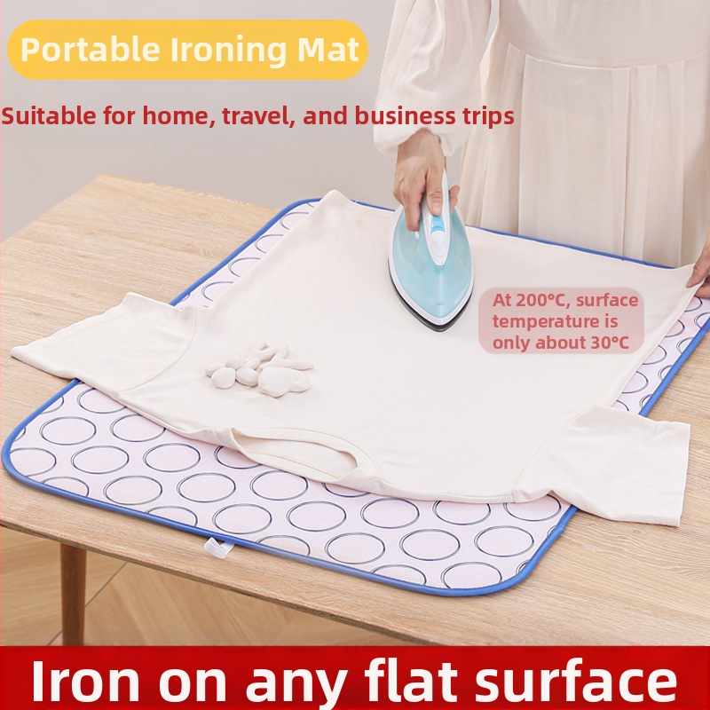 Trečiosios kartos namų kelionių apsauginė aukštos temperatūros izoliacinė lyginimo lenta, šešių sluoksnių sustorinta, vandeniui atspari, neslystanti, pakabinama minkšta lyginimo lenta