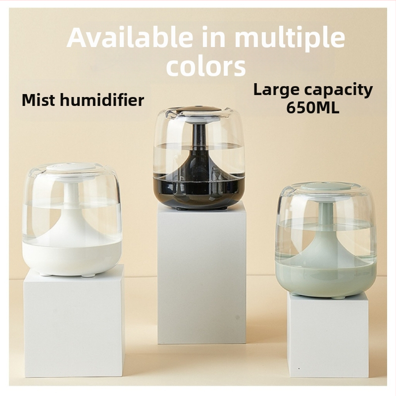 Határokon átnyúló gyártó színes párásító hálószoba kis asztali csendes kollégiumi levegő légkör könnyű hidratáló aromaterápiás gép