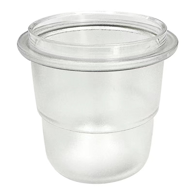 Itališko kavos aparato miltelių jungtis, vizualiai miltelių puodelis, plastikinis miltelių jungtis, apsaugantis nuo musių, 58 mm kavos pupelių svėrimo puodelis