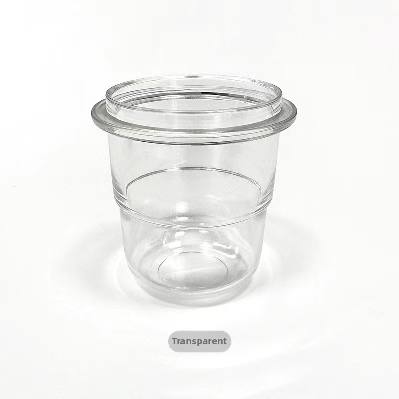 Itališko kavos aparato miltelių jungtis, vizualiai miltelių puodelis, plastikinis miltelių jungtis, apsaugantis nuo musių, 58 mm kavos pupelių svėrimo puodelis