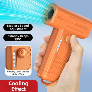 Νέος μίνι φωτισμός μίνι ανεμιστήρα turbo του 2025 για υπαίθριες κατασκηνώσεις, φορητός ανεμιστήρας υψηλής ταχύτητας 130000 στροφών, συλλέκτης σκόνης