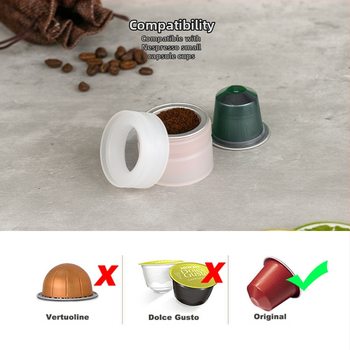 Kohvikapslite täitmise ja sulgemise hoidik, mis sobib Nestle väikese suurusega kapslitassiga