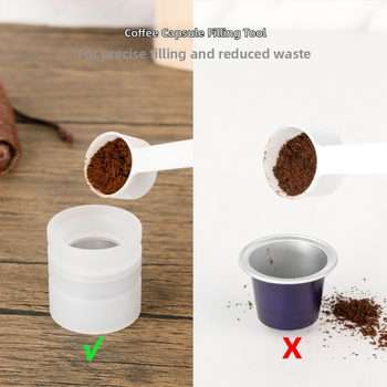 Kohvikapslite täitmise ja sulgemise hoidik, mis sobib Nestle väikese suurusega kapslitassiga