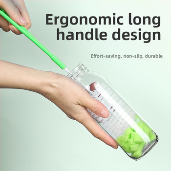 Βούρτσα καθαρισμού πολυπροπυλενίου καταστήματος 10 γιουάν μπορεί να κρεμαστεί με κεφαλή σφουγγαριού Βούρτσα κυπέλλου με μακριά λαβή Βούρτσα κατσαρόλας καθημερινές ανάγκες χονδρικής βούρτσα καθαρισμού