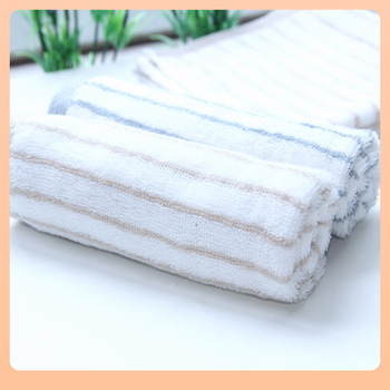 ✅ Πετσέτα από καθαρό βαμβάκι, μικρή τετράγωνη πετσέτα για παιδιά, μικρή πετσέτα, μαλακή, λεπτή, ρίγα, ισχυρή, απορροφητική, 6449, επίπεδη