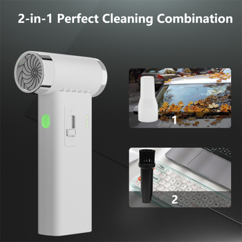 Vägivaldne puhumine Kiire vägivaldne föön Pesemine ja puhumine Integreeritud tolmu eemaldamine USB Mugav föön Kaasaskantav Vaikne Juhtmevaba