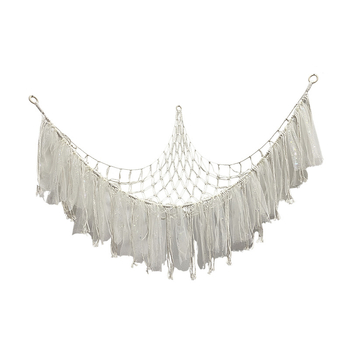 Αιώρα παιχνιδιού τσέπη με δίχτυ Χειροποίητη τσέπη με δίχτυ Λούτρινο παιχνίδι Γωνιακή αποθήκευση Τσέπη τοίχου με φούντα Διακοσμητική τσέπη με δίχτυ