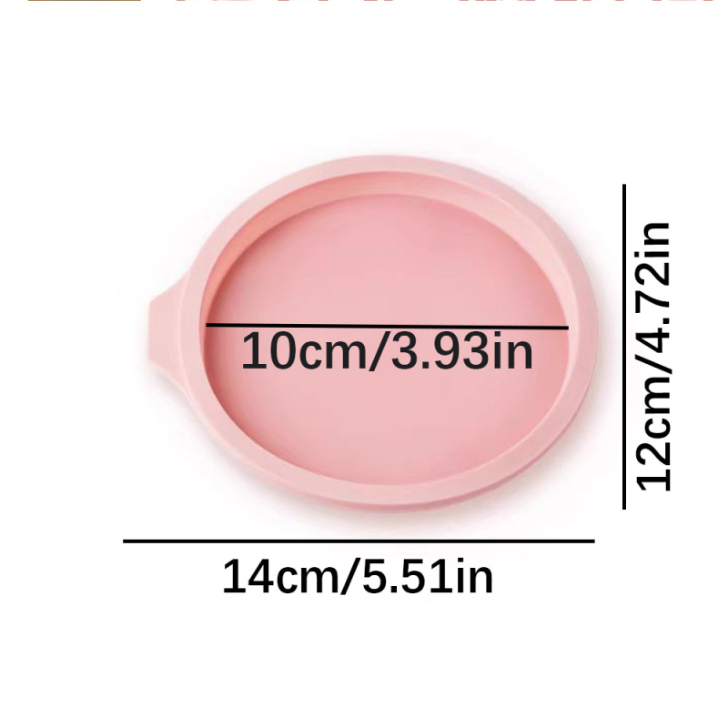 Silikoninė torto forma 4/6.0/8 colių putėsių vaivorykštės šifono buitinė, aukštai temperatūrai atspari, pjaustymo nereikalaujanti sluoksniuota kepimo skarda