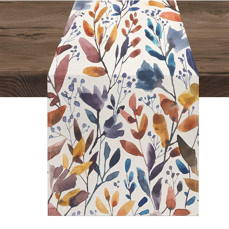 Nauja tarpvalstybinė Šiaurės šalių stalo vėliava, aukštos klasės, lengva, prabangi, retro stiliaus virtuvės staltiesė, kavos staliukas, dekoratyvinis stalo kilimėlis, vasarinė staltiesė