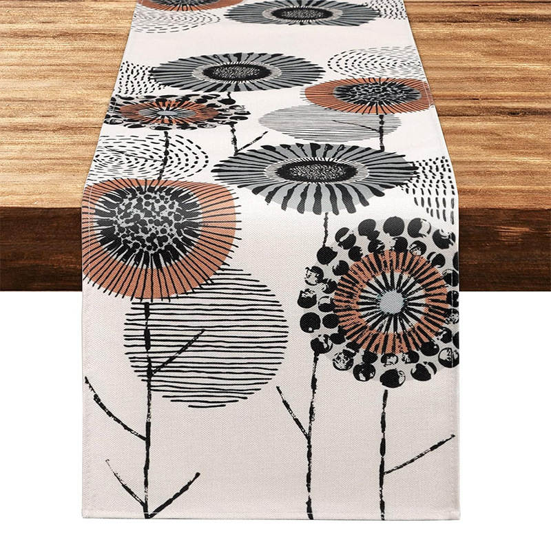 Nauja tarpvalstybinė Šiaurės šalių stalo vėliava, aukštos klasės, lengva, prabangi, retro stiliaus virtuvės staltiesė, kavos staliukas, dekoratyvinis stalo kilimėlis, vasarinė staltiesė