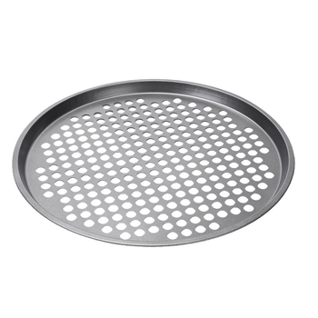 Kepimo forma, garbanota apvali, perforuota anglinio plieno picos keptuvė, negili keptuvės kepimo skarda, galima pasirinkti įvairias specifikacijas
