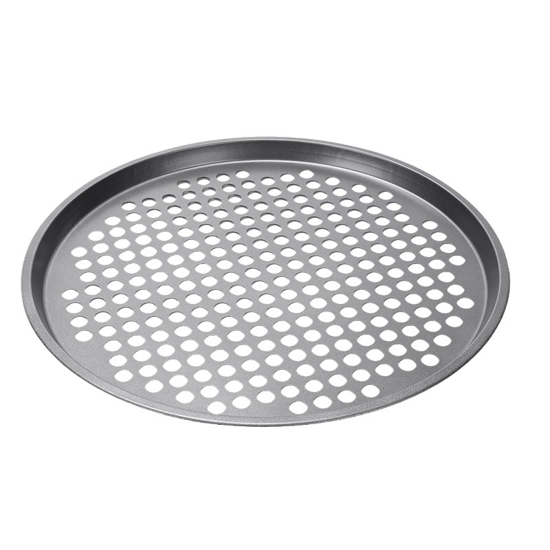 Kepimo forma, garbanota apvali, perforuota anglinio plieno picos keptuvė, negili keptuvės kepimo skarda, galima pasirinkti įvairias specifikacijas