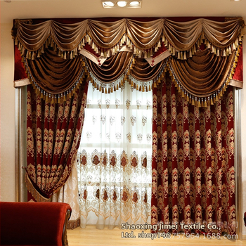 Užsienio sandėlyje yra tarpvalstybinis didmeninės prekybos aukštos kokybės Europos vilos klubas sutirštintas šenilinis žakardo apdailos užuolaidų sprogimas