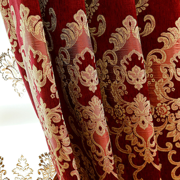 Užsienio sandėlyje yra tarpvalstybinis didmeninės prekybos aukštos kokybės Europos vilos klubas sutirštintas šenilinis žakardo apdailos užuolaidų sprogimas