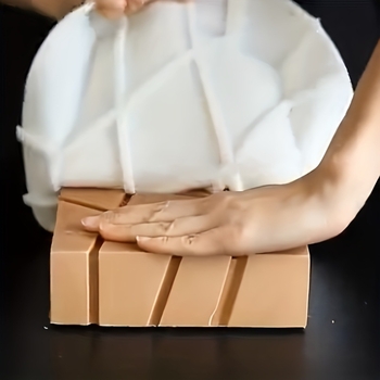 Kvadratinio brūkšnio netaisyklingos putėsių formos silikoninė torto forma kepimo indai „pasidaryk pats“ virtuvės įrankiai šokolado forma