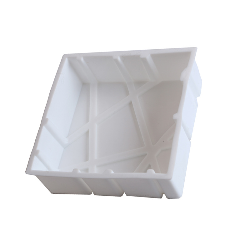 Kvadratinio brūkšnio netaisyklingos putėsių formos silikoninė torto forma kepimo indai „pasidaryk pats“ virtuvės įrankiai šokolado forma