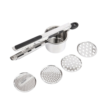 σε απόθεμα Πιεστής Πατάτας από Ανοξείδωτο Ατσάλι Πιεστής Πατάτας με Λαβή Σιλικόνης Πιεστής Πατάτας Συμπληρωματικός Αναδευτήρας Τροφίμων