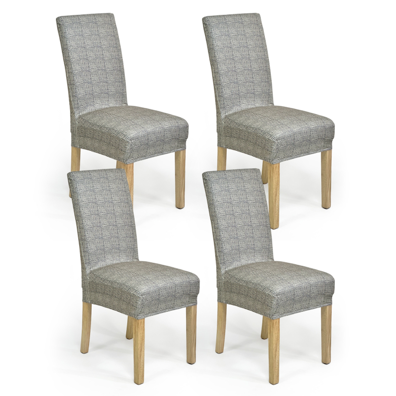 4/6 tk piiriülest rasket piimasiidist toolikatet koduseks elastseks toolikatteks, mis sobib nelja aastaaja universaalseks moodsaks lihtsaks söögitooliks