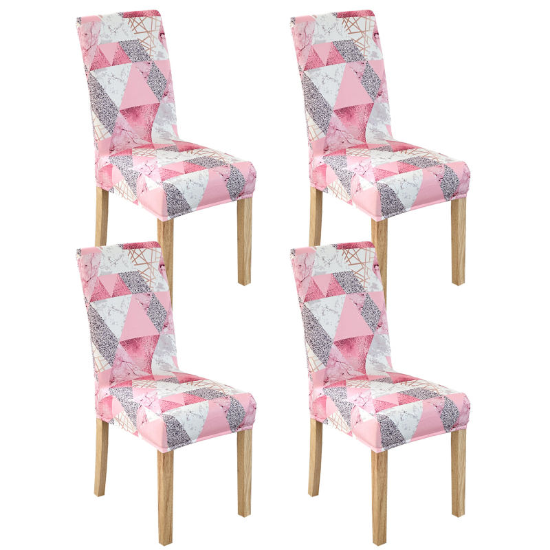 4/6 tk piiriülest rasket piimasiidist toolikatet koduseks elastseks toolikatteks, mis sobib nelja aastaaja universaalseks moodsaks lihtsaks söögitooliks