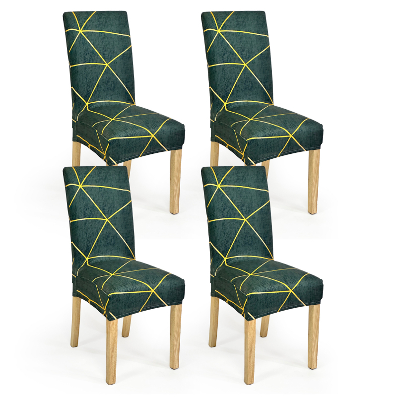 4/6 tk piiriülest rasket piimasiidist toolikatet koduseks elastseks toolikatteks, mis sobib nelja aastaaja universaalseks moodsaks lihtsaks söögitooliks