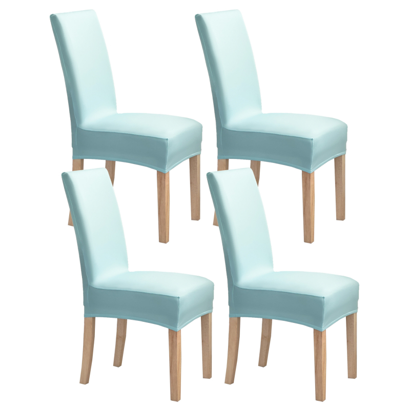 4/6 tk piiriülest rasket piimasiidist toolikatet koduseks elastseks toolikatteks, mis sobib nelja aastaaja universaalseks moodsaks lihtsaks söögitooliks