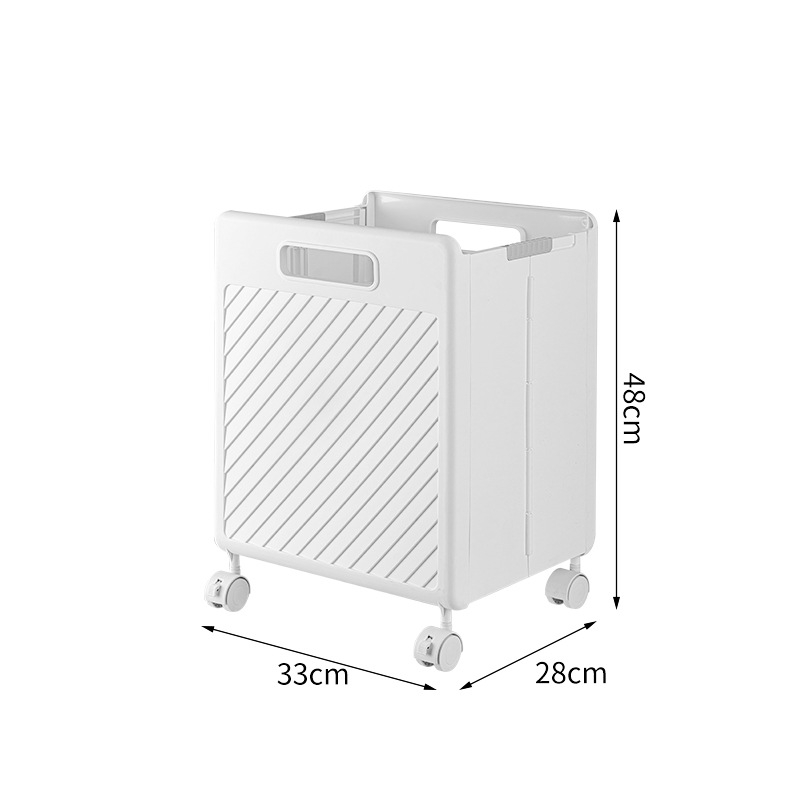 Majapidamise hoiukast spordiköie hüppenööriga joogamati hoiukorv Jaapani stiilis kokkupandav määrdunud riiete korv ratastega