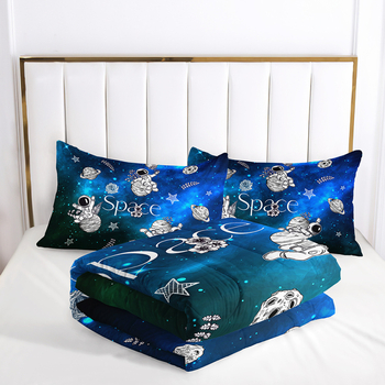 „Amazon“ tarpvalstybinė antklodė, visata, žvaigždėtas dangus, animacinių filmukų patalynė, stora antklodė, plunksnų šilko medvilnė, spausdinta antklodės šerdis, užsienio prekyba, namų tekstilė, didmeninė prekyba