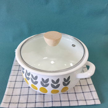 Στυλ ελαττώματος Χοντρό χερούλι κατσαρόλας με λουλούδι μανόλιας με φλάντζα Μικρή κατσαρόλα σούπας Κατσαρόλα στιφάδου Ηλεκτρομαγνητική εστία αερίου Γενικής χρήσης Ανθεκτικό σε υψηλές θερμοκρασίες Οικιακής χρήσης