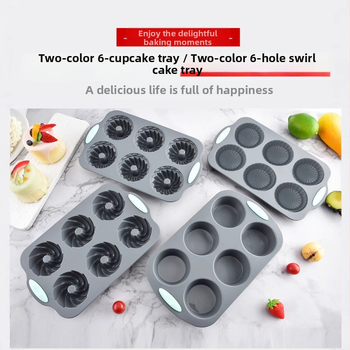 „Amazon“ 6 skylių silikoninė torto forma „pasidaryk pats“ rankų darbo muilo forma moliūgų puodelis šokoladiniai sausainiai spurgų užkandžių forma