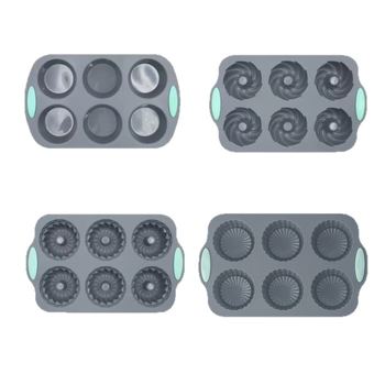 Φόρμα σιλικόνης Amazon 6 οπών για κέικ, χειροποίητο καλούπι σαπουνιού, κολοκύθα, μπισκότα σοκολάτας, καλούπι σνακ ντόνατ