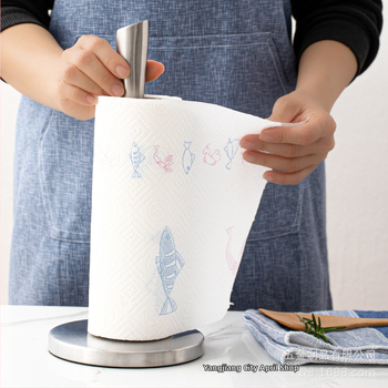 Nerūdijančio plieno virtuvinių rankšluosčių laikiklis, vertikalus popierinių rankšluosčių laikiklis, ritininio popieriaus laikiklis, maistinės plėvelės laikiklis, popierinių rankšluosčių laikymo lentynėlė, daugiafunkcis