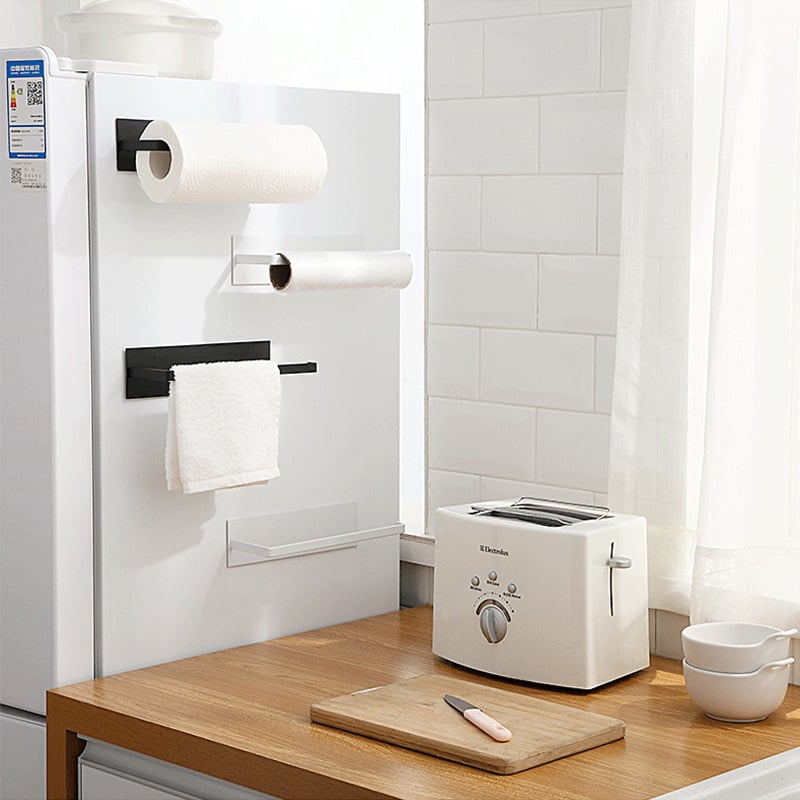 Japoniško stiliaus spintelės pakabinamas ritininio popieriaus laikiklis be perforatoriaus, prie sienos tvirtinamas virtuvinių servetėlių laikiklis, buitinių audinių konservantų plėvelės laikymo lentynėlė