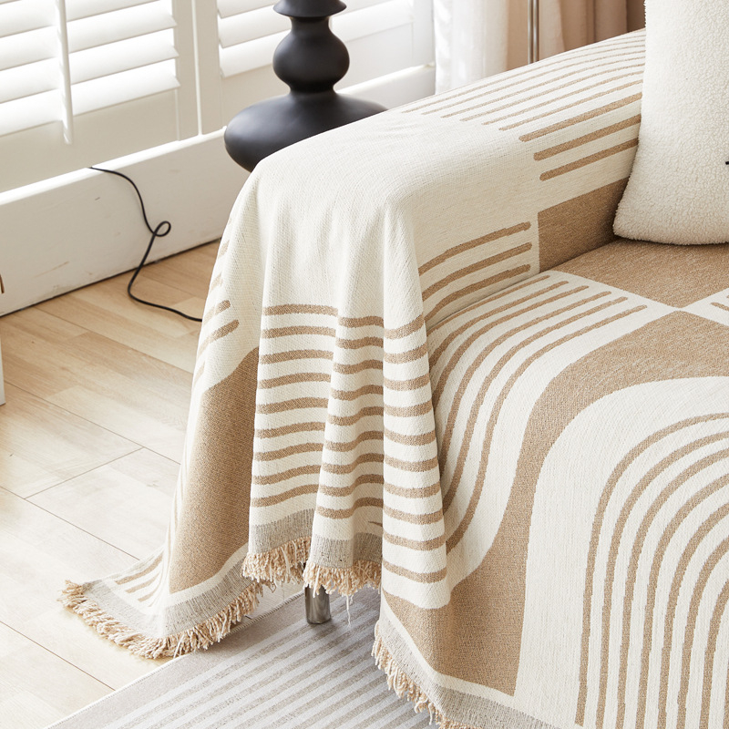 Šaltinio gamyklos tarpvalstybinis šenilinis sofos užvalkalas, pilnas užvalkalas, sutirštintas paprastas „Four Seasons“ universalus sofos pagalvėlės užvalkalas, rankšluostis