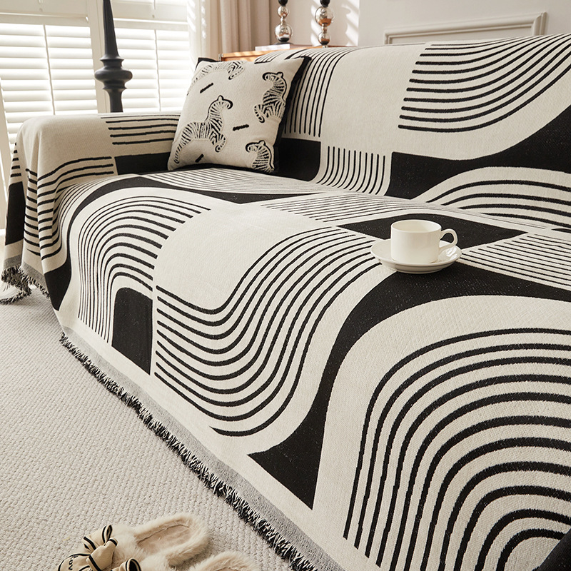 Šaltinio gamyklos tarpvalstybinis šenilinis sofos užvalkalas, pilnas užvalkalas, sutirštintas paprastas „Four Seasons“ universalus sofos pagalvėlės užvalkalas, rankšluostis