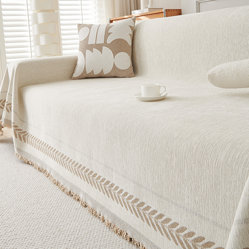 Šaltinio gamyklos tarpvalstybinis šenilinis sofos užvalkalas, pilnas užvalkalas, sutirštintas paprastas „Four Seasons“ universalus sofos pagalvėlės užvalkalas, rankšluostis