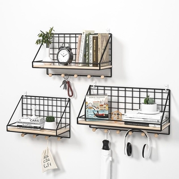 Skylių neturintis sieninis lovos lentynos bendrabučio sieninis pakabinamas krepšelių laikymo stovas, didmeninė prekyba