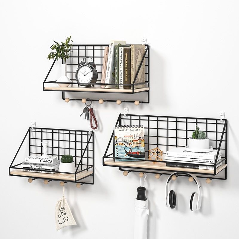 Skylių neturintis sieninis lovos lentynos bendrabučio sieninis pakabinamas krepšelių laikymo stovas, didmeninė prekyba