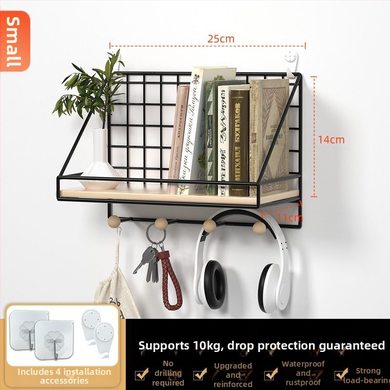 Skylių neturintis sieninis lovos lentynos bendrabučio sieninis pakabinamas krepšelių laikymo stovas, didmeninė prekyba