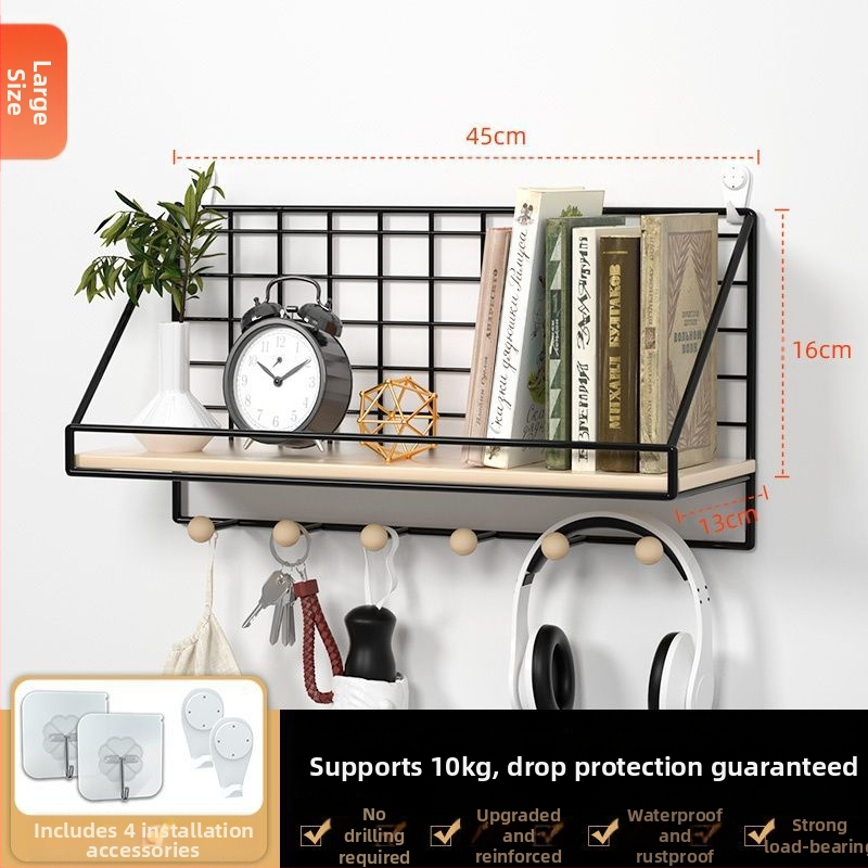 Skylių neturintis sieninis lovos lentynos bendrabučio sieninis pakabinamas krepšelių laikymo stovas, didmeninė prekyba